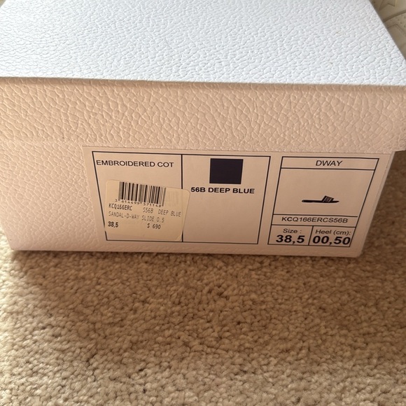 CHRISTIAN DIOR Dway slide sandal. Blue - Picture 7 of 7